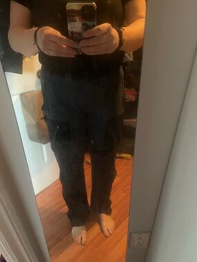 Black Cargo Pants & shorts Classic Utility Style